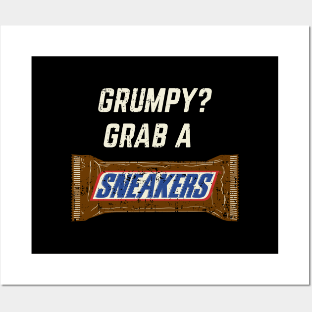 Grumpy? Grab a Sneakers Wall Art by leynard99